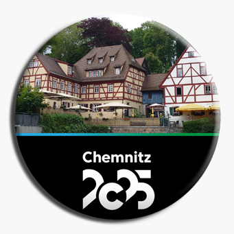 Schlossvorwerk - The timbered houses below the Schlossberg are the oldest houses of Chemnitz, (17. / 18. century). Today very recommended restaurants.
